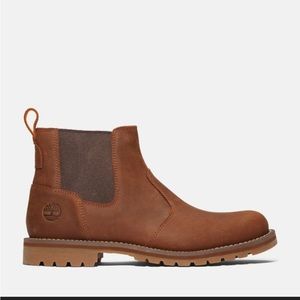 Timberland Men's Redwood Falls Chelsea Boots, Rust Full-Grain